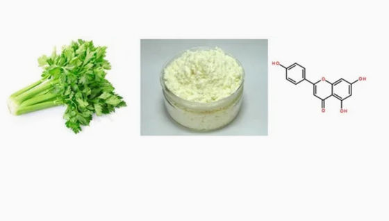 Extracto de flavonoides naturales Compuesto bioactivo Apigenina 98% CAS 520-36-5 antioxidante