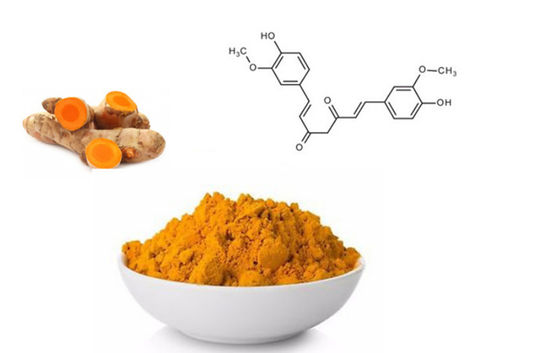 USP95% Certificado orgánico Curcumina natural en polvo Cas No 458-37-7