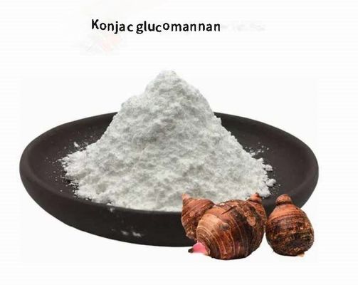Polvo de glucomanano de konjac natural CAS NO 37220-17-0 Extracto de raíz de konjac en polvo de pureza