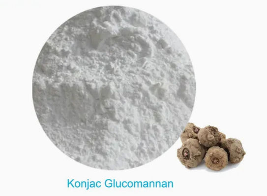 Polvo de glucomanano de konjac natural CAS NO 37220-17-0 Extracto de raíz de konjac en polvo de pureza